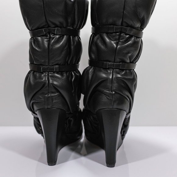 Stuart Weitzman Duvet Wedge Boots - Picture 14 of 16